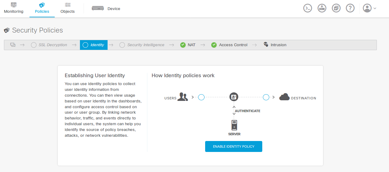 Administrateur FTD - Authentification