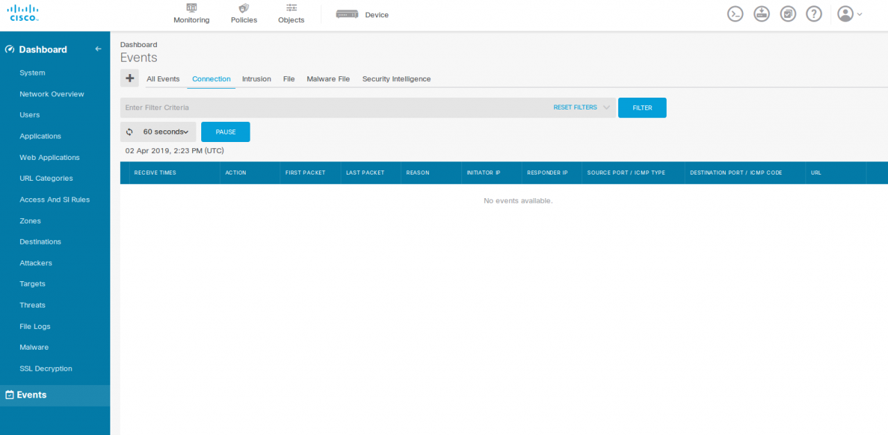 Administrateur FTD - Monitoring